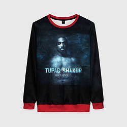Свитшот женский Tupac Shakur 1971-1996, цвет: 3D-красный