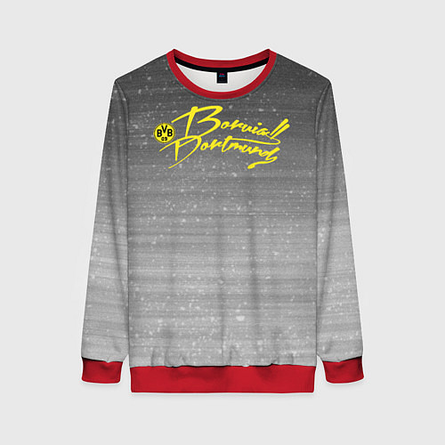 Женский свитшот Borussia Dortmund - New Design 2022 / 3D-Красный – фото 1
