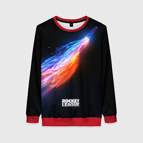 Женский свитшот Rocket League / 3D-Красный – фото 1