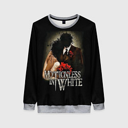 Свитшот женский Motionless in White: Love, цвет: 3D-меланж
