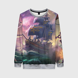 Свитшот женский Sea of thieves, цвет: 3D-меланж
