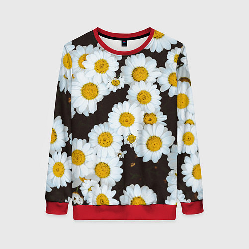 Женский свитшот Аромашки / 3D-Красный – фото 1