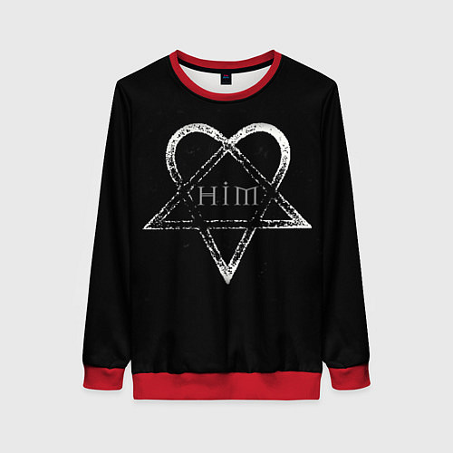 Женский свитшот HIM / 3D-Красный – фото 1