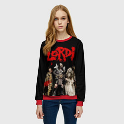 Свитшот женский LORDI, цвет: 3D-красный — фото 2