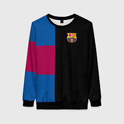 Свитшот женский Barcelona FC: Black style, цвет: 3D-черный