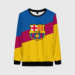 Свитшот женский FC Barcelona 2018 Colors, цвет: 3D-черный