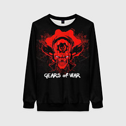 Свитшот женский Gears of War: Red Skull, цвет: 3D-черный