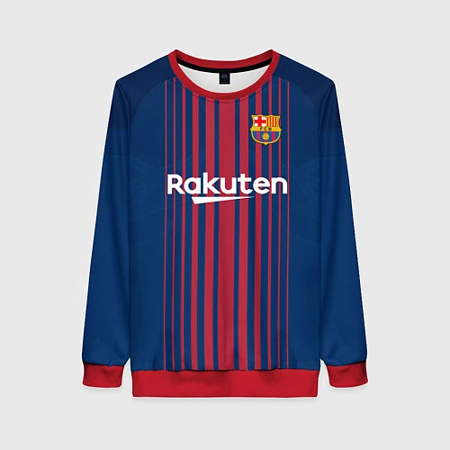 Женский свитшот Barcelona FC: Neymar Home 17/18 / 3D-Красный – фото 1