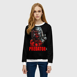 Свитшот женский Iron Predator, цвет: 3D-белый — фото 2