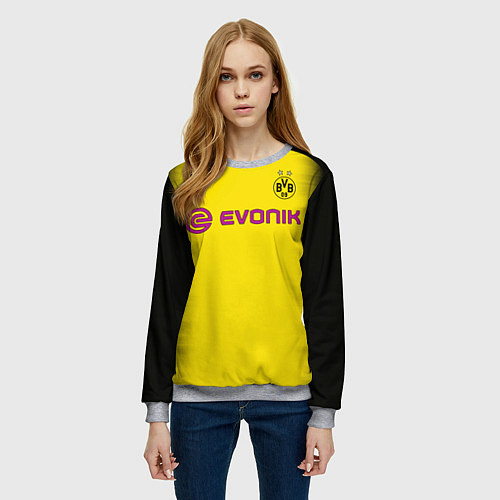 Женский свитшот BVB FC: Aubameyang Away 17/18 / 3D-Меланж – фото 3