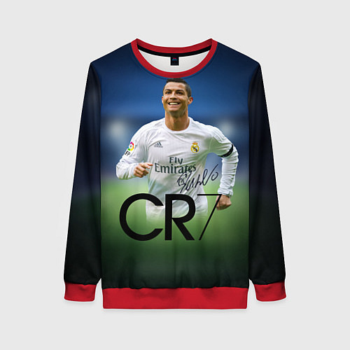 Женский свитшот CR7 / 3D-Красный – фото 1