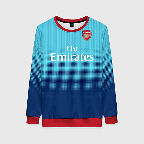 Женский свитшот Arsenal FC: Ozil Blue Away 17/18 / 3D-Красный – фото 1