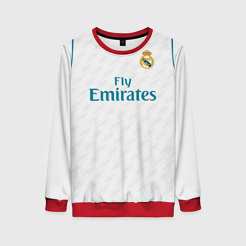 Женский свитшот Real Mardid FC: Asensio Home 17/18 / 3D-Красный – фото 1