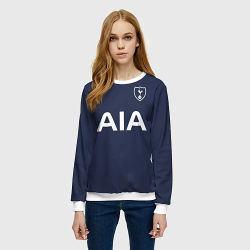 Женский свитшот Tottenham FC: Kein Away 17/18 / 3D-Белый – фото 3