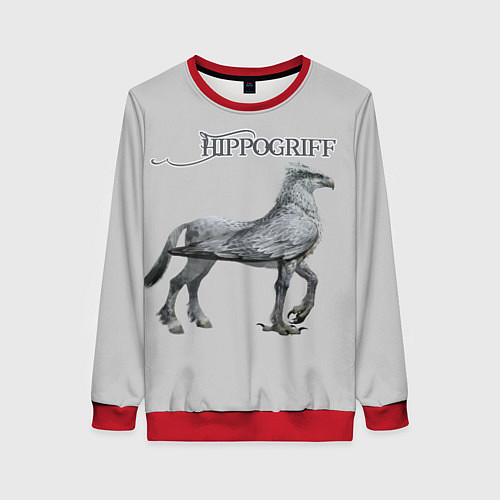 Женский свитшот Hippogriff / 3D-Красный – фото 1