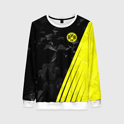 Свитшот женский FC Borussia Dortmund: Abstract, цвет: 3D-белый