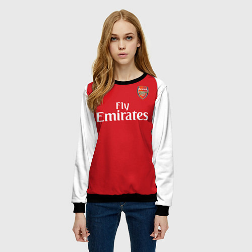 Женский свитшот FC Arsenal: Henry Home 17/18 / 3D-Черный – фото 3