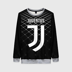 Свитшот женский FC Juventus: Black Lines, цвет: 3D-меланж