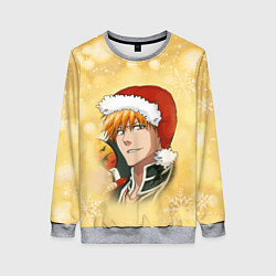 Свитшот женский Happy New Bleach!, цвет: 3D-меланж