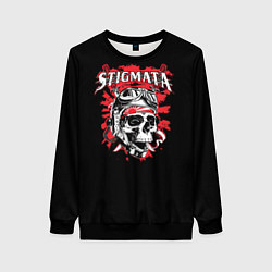 Женский свитшот Stigmata Skull