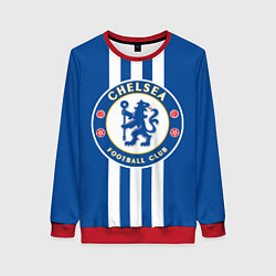 Свитшот женский FC Chelsea: Gold Lines, цвет: 3D-красный