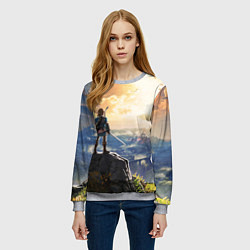 Свитшот женский Knight Link, цвет: 3D-меланж — фото 2