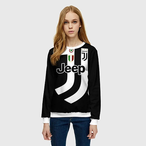 Женский свитшот FC Juventus: Dybala FIFA 2018 / 3D-Белый – фото 3