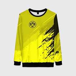 Свитшот женский FC Borussia: Yellow Original, цвет: 3D-черный
