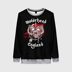 Свитшот женский Motorhead England, цвет: 3D-меланж