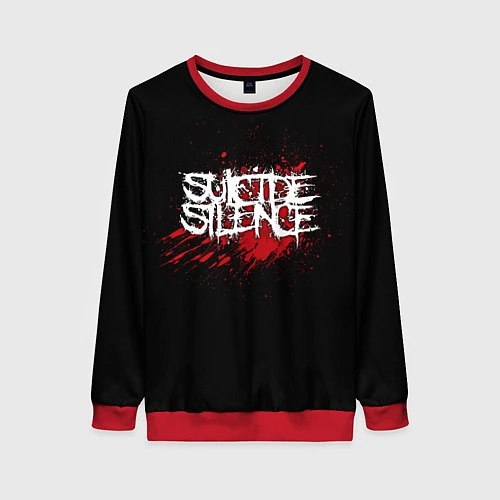Женский свитшот Suicide Silence Blood / 3D-Красный – фото 1