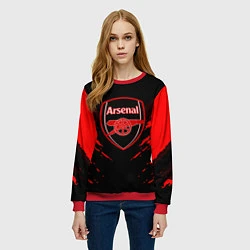 Свитшот женский Arsenal FC: Sport Fashion, цвет: 3D-красный — фото 2