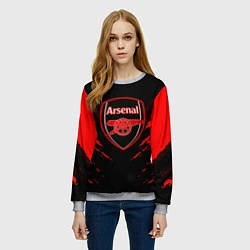 Свитшот женский Arsenal FC: Sport Fashion, цвет: 3D-меланж — фото 2