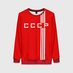 Свитшот женский Cборная СССР, цвет: 3D-красный
