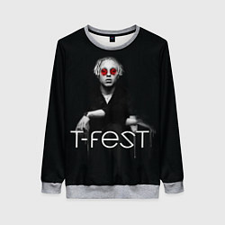 Свитшот женский T-Fest: Black Style, цвет: 3D-меланж