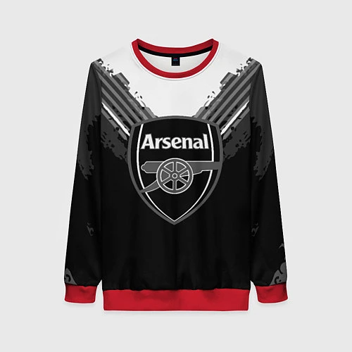 Женский свитшот FC Arsenal: Black Style / 3D-Красный – фото 1