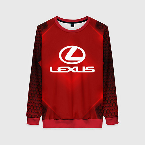 Женский свитшот Lexus: Red Light / 3D-Красный – фото 1