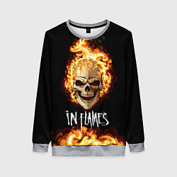 Свитшот женский In Flames, цвет: 3D-меланж