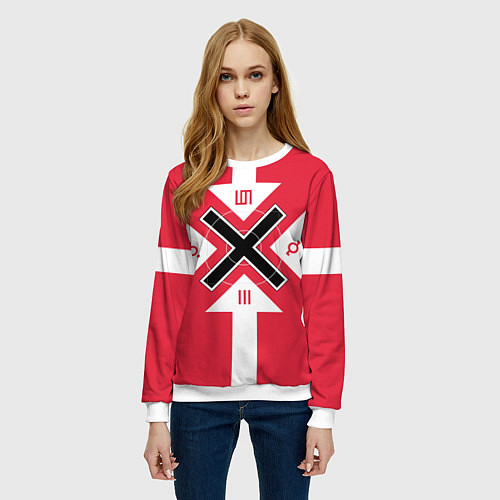 Женский свитшот 30 STM Symbols / 3D-Белый – фото 3