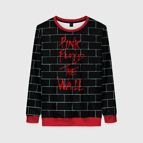 Женский свитшот Pink Floyd: The Wall / 3D-Красный – фото 1