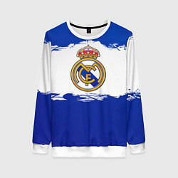 Свитшот женский Real Madrid FC, цвет: 3D-белый