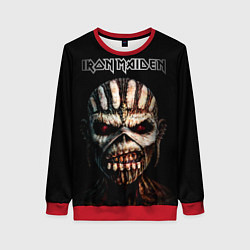 Свитшот женский Iron Maden: The Book of Souls, цвет: 3D-красный