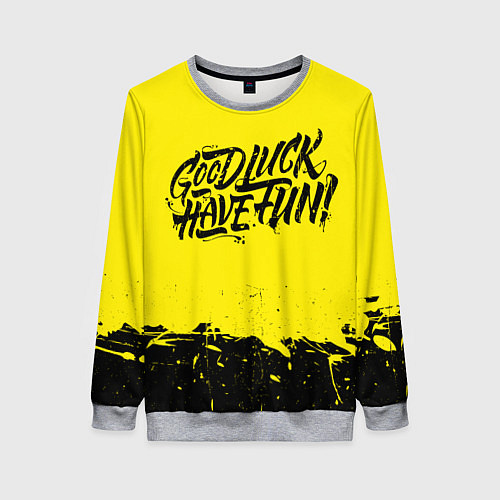 Женский свитшот GLHF / 3D-Меланж – фото 1