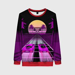 Свитшот женский Digital Race, цвет: 3D-красный