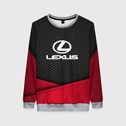Свитшот женский Lexus: Grey Carbon, цвет: 3D-меланж