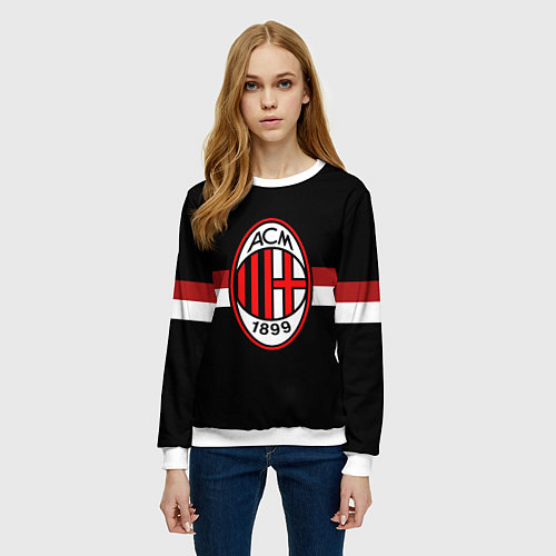 Женский свитшот AC Milan 1899 / 3D-Белый – фото 3