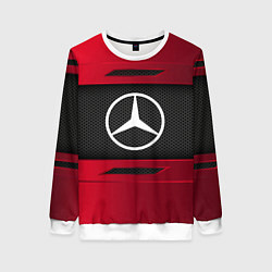 Свитшот женский Mercedes Benz Sport, цвет: 3D-белый