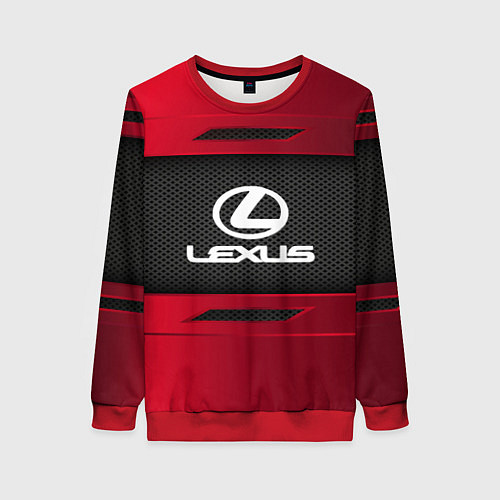 Женский свитшот Lexus Sport / 3D-Красный – фото 1