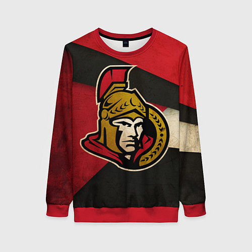 Женский свитшот HC Ottawa Senators: Old Style / 3D-Красный – фото 1