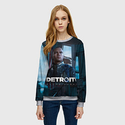Свитшот женский Detroit: Markus, цвет: 3D-меланж — фото 2