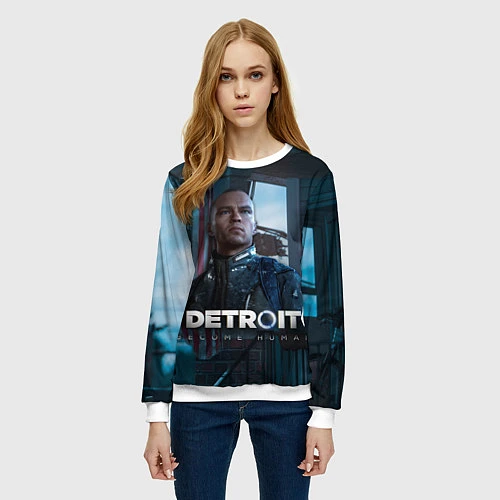 Женский свитшот Detroit: Markus / 3D-Белый – фото 3